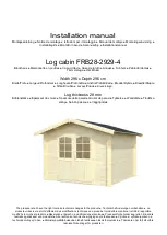 Preview for 3 page of Palmako FRB28-2929-4 Installation Manual