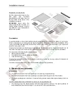 Preview for 6 page of Palmako FRB28-3030 Installation Manual