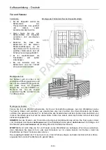 Preview for 16 page of Palmako FRC28-3226 Installation Manual