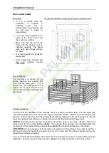 Предварительный просмотр 8 страницы Palmako Helena Installation Manual