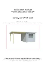 Preview for 4 page of Palmako LA120-2925 Installation Manual