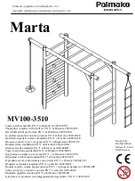 Palmako Marta MV100-3510 Assembly, Installation And Maintenance Instructions preview