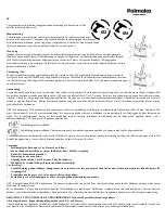 Предварительный просмотр 31 страницы Palmako MV70-1212-1 Assembly, Installation And Maintenance Manual