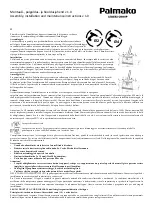 Preview for 13 page of Palmako MV70-3121-2 Assembly, Installation And Maintenance Instructions