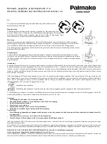 Preview for 24 page of Palmako MV70-3121-2 Assembly, Installation And Maintenance Instructions