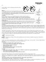 Preview for 36 page of Palmako MV70-3630 Manual