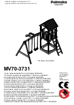 Preview for 1 page of Palmako MV70-3731 Assembly, Installation & Maintenance Instructions