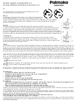 Preview for 26 page of Palmako MV70-3731 Assembly, Installation & Maintenance Instructions