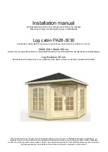 Предварительный просмотр 4 страницы Palmako PA28-3030 Installation Manual