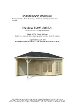 Preview for 4 page of Palmako PA28-5830-1 Installation Manual