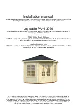 Preview for 4 page of Palmako PA44-3030 Installation Manual