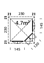 Preview for 5 page of Palmako Pavilion PA28-2323-1 Installation Manual