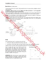 Preview for 5 page of Palmako Roger 27.7m2 Installation Manual