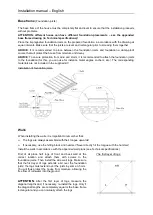 Preview for 8 page of Palmako Tina Installation Manual