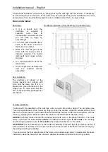 Preview for 9 page of Palmako Tina Installation Manual