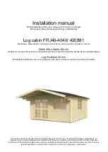 Preview for 4 page of Palmako White Wood FRJ40-4040 Installation Manual