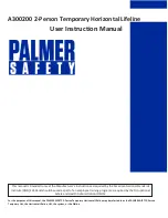 Palmer Safety A300200 User Instruction Manual preview