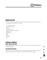 Preview for 3 page of Palmer AHMCTXL User Manual