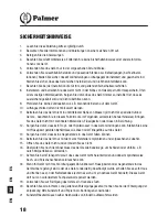 Preview for 18 page of Palmer AHMCTXL User Manual