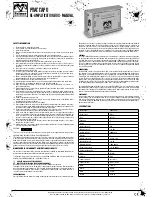 Palmer DACCAPO Manual предпросмотр