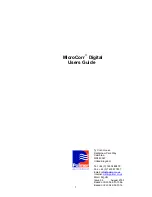 Предварительный просмотр 1 страницы Palmer MicroCorr Digital User Manual