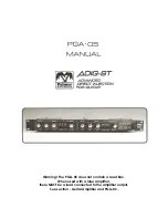 Предварительный просмотр 1 страницы Palmer PGA-05 User Manual