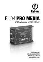 Предварительный просмотр 1 страницы Palmer PLI04 PRO MEDIA User Manual