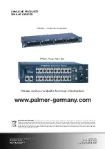 Предварительный просмотр 8 страницы Palmer PRM DELTA 28 User Manual