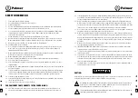 Preview for 3 page of Palmer PWT06 User Manual