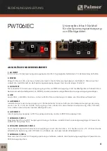 Preview for 4 page of Palmer PWT06IEC User Manual