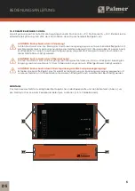 Preview for 5 page of Palmer PWT06IEC User Manual