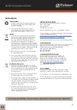 Preview for 7 page of Palmer PWT06IEC User Manual