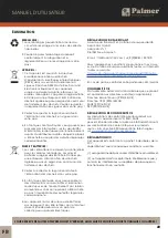 Preview for 22 page of Palmer PWT06IEC User Manual