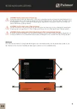 Предварительный просмотр 5 страницы Palmer PWT12IEC User Manual