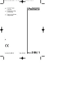 Preview for 1 page of Palmera 34.035.14 Operating Instructions Manual