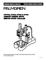 Preview for 1 page of Palmgren 61051C Operating Manual & Parts List