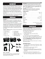 Preview for 2 page of Palmgren 80177 Operating Manual & Parts List