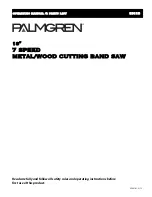 Palmgren 83118 Operating Manual & Parts List preview