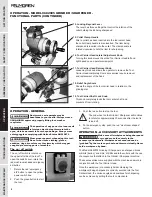 Preview for 8 page of Palmgren 9682905 Operating Instructions & Parts Manual