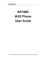 Предварительный просмотр 1 страницы PalmMicro AR168G IAX2 User Manual