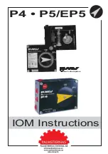 PALMSTIERNAS PMV P4 Iom Instructions preview
