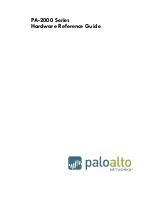 PaloAlto Networks PA-2000 Series Hardware Reference Manual preview