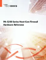 PaloAlto Networks PA-5200 Seriesp Hardware Reference Manual preview