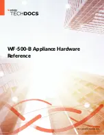 PaloAlto Networks WF-500-B Hardware Reference Manual preview