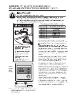 Preview for 4 page of Paloma PH-20R DVSN Installation And Operating Instruction Manual