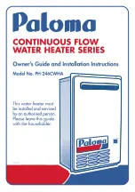 Paloma PH-246CWHA Owner'S Manual And Installation Instructions preview