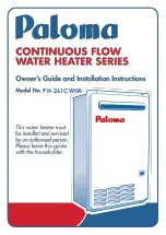 Paloma PH-261CWHA Owner'S Manual preview