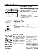 Preview for 10 page of Paloma PTG-53 Use & Care Manual