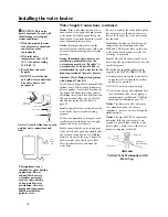 Preview for 16 page of Paloma PTG-53 Use & Care Manual