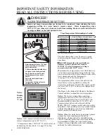 Preview for 4 page of Paloma Tankless Water Heater Installation And Operating Instruction Manual